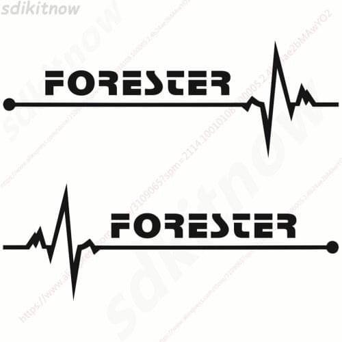 1pair Car Sports Decal Sticker Styling Window Door Decoration For subaru forester 2009 2014 2019 2017 2011 2018 accessories