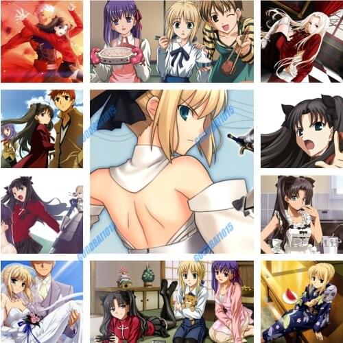5D Diy Diamond Painting Anime Fate Stay Night Home Decor Cross Stitch Kits Embroidery Diamond Mosaic Art Picture