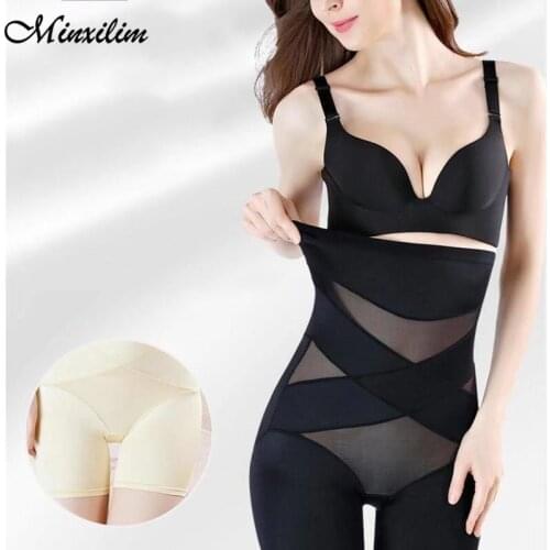 Body Shaper High Waist Mesh Womens Panties To Tummy Control Slimming Belly Sheath Sexy Curve Weight Loss Underwear Pants