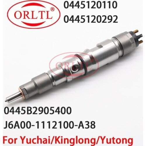 Common Rail Injector 0445120292 ORLTL Nozzle 0 445 120 292 Fuel Sprayer 0445 120 292 Mouthpiece 0445B2905400 J6A00-1112100-A38