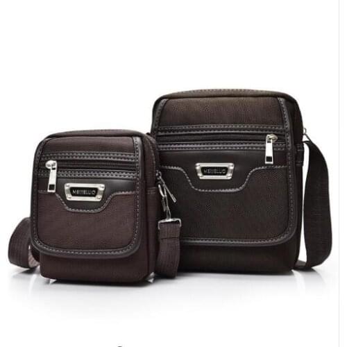 SOVICI Men bag 2017 fashion mens shoulder bags high quality oxford casual Black Brown messenger bag business mens travel bags