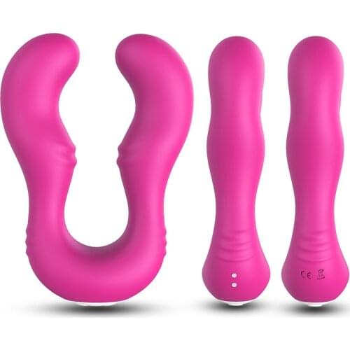 Rechargeable Double Vibrators Lesbian 9 Speed G-spot Dildo Vibration Eggs Sex Product Adult Sex Toys Anal Vibrator For Men