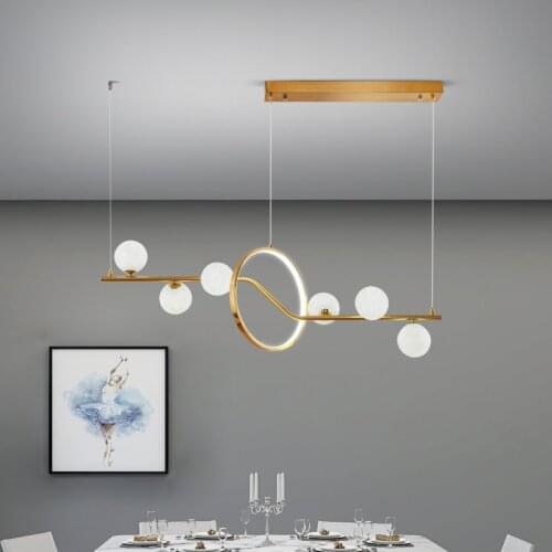 Modern Style Living Room Bedroom Minimalist Restaurant Pendant Light Nordic Clothing Decoration White Ball Pendant Lamp