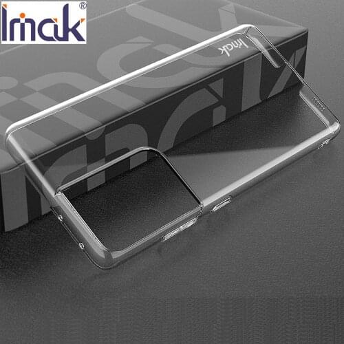 Imak Air Crystal Clear Transparent Case For Samsung Galaxy S21 Ultra Hard PC Plastic Cover For S21 Plus