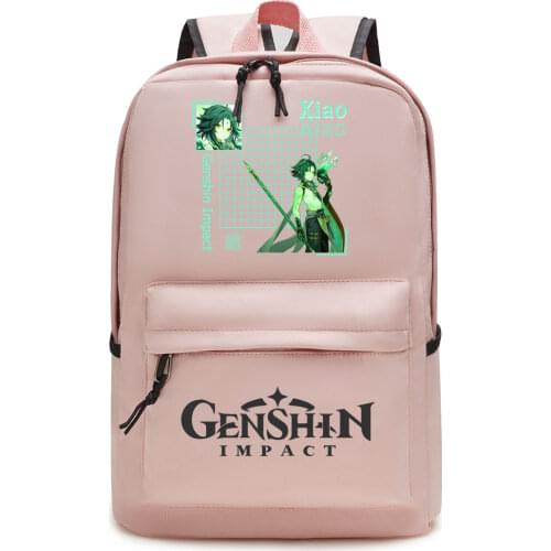 Kyushu Island Game Impact Print Backpack Teenage Boys School Bags Fashion Backpack Men Kids Bookbags Bag Harajuku Pack Mochila