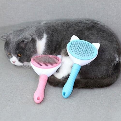 Pet Products Dog Cat Combs Hair Remover Brush Pet Grooming Tools Dog Massage Comb Brush Remove Loose Hairs combs for dog cat