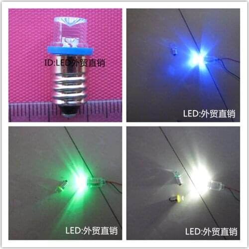 6.3 4.5V 3V E10 bulb LED indicating lamp test button indicating lamp bulb