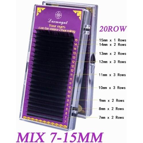 All Size B/C/D curl 5 trays ,Individual Mink Eyelash Extension. Artificial Fake False Eyelashes