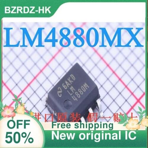 2-5PCS/lot LM4880MX LM4880M LM4880 SOP8 New original IC