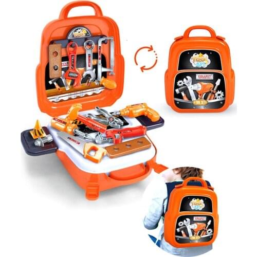 22Pcs Kids Tool Set Child Learning Tool Kit With Storage Case Bag Simulation Repair Tools Screwdriver Tool Kit For Children Gift
