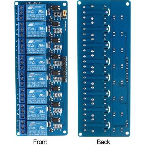 8 Channel DC 5V Relay Module with Optocoupler for Arduino UNO R3 MEGA 2560 1280 DSP ARM PIC AVR STM32 Raspberry Pi