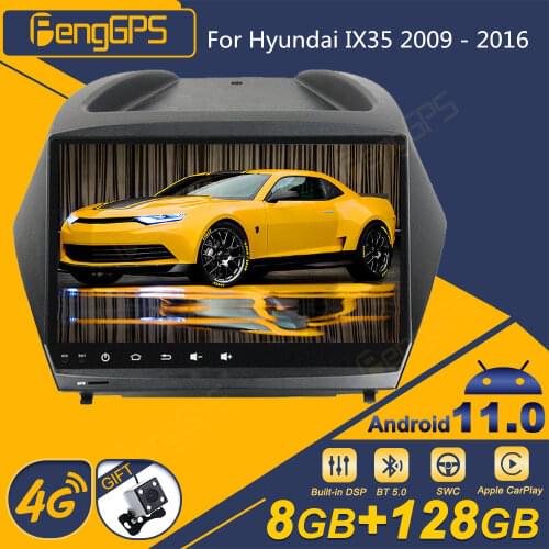 Android 10.0 DVD Player For Hyundai IX35 2009-2016 Touchscreen Multimedia GPS Navigation Headunit Radio Carplay PX6 Bluetooth