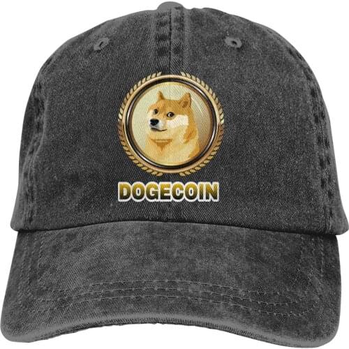 Cryptocurrency 24 Baseball Cap Men Doge Dogecoin Skyrocketing Bitcoin Digital Currency Caps colors Women Summer Snapback Caps