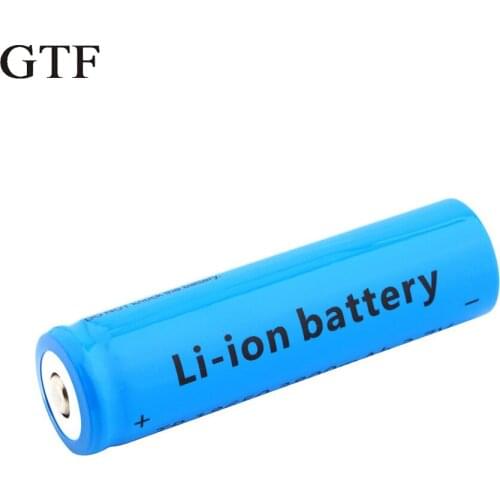 Lithium battery gtf 1 piece, 18650mah, 3800 v, battery terminal charging, flashlight, mobile power supply, rechargeable battery