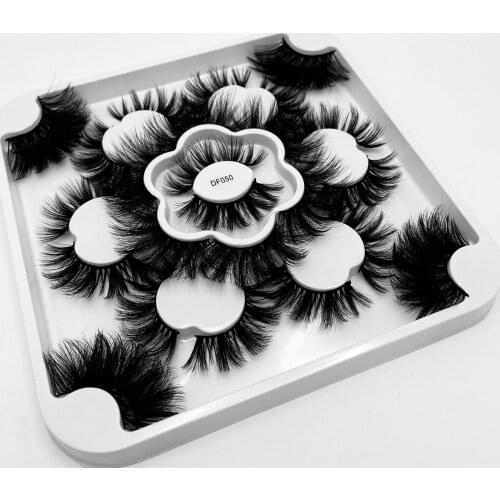 NEW3D Mink Eyelashes Makeup 25mm Mink Lashes Dramatic Long False Eyelash Packaging Box Curly Lash Soft 5D Mink Eyelash Extension