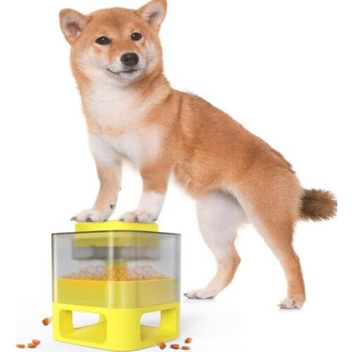Dog Feeder Toy Push Dispenser Puzzle Slow Feeder Dog Bowl Pets Food Automatic Feeding For Dogs Cats Funny Training Pet Products