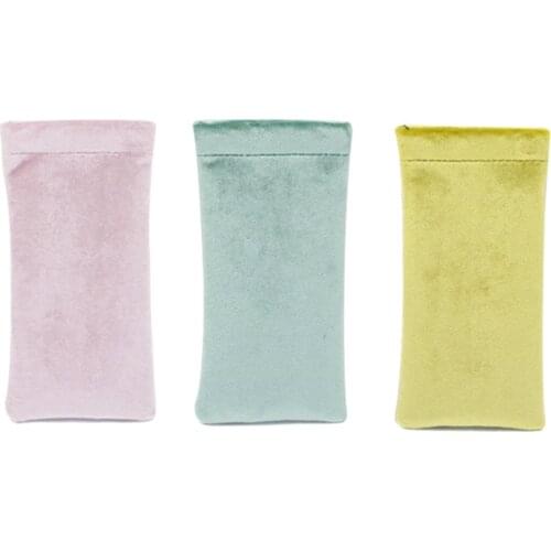 Sunglasses Soft Velvet Pouch Reading Glasses Cases Spectacles Storage Organizer