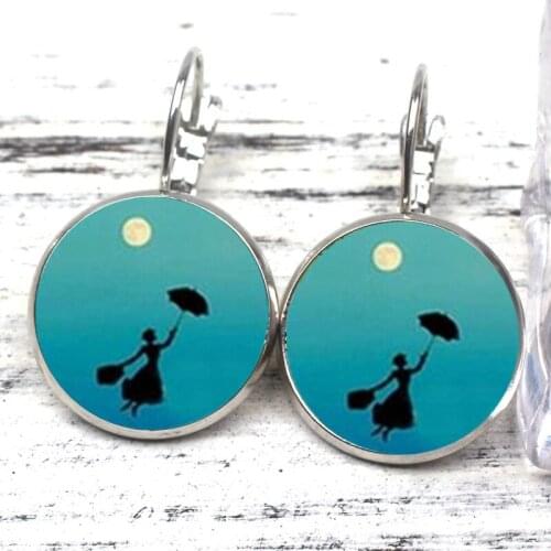 2020 New Fashion Mary Poppins Earrings Steampunk Mary Poppins Earrings Female Gift Wedding Bridal Jewelry Souvenir Mother