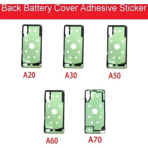 2Pcs/Lot Adhesive Sticker Back Housing Battery Cover For SamsungA20 A205F A30 A305F A50 A505F A60 A605F A70 A705F Repair Part