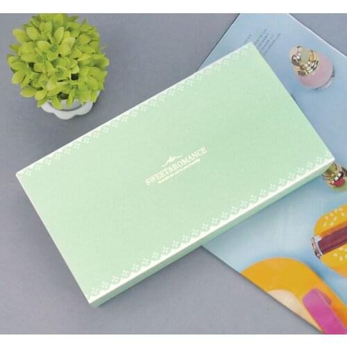 28.2*15.2*5.2cmBakery packaging box cake box Hold 8 pcs Mooncake Macaroon paper boxes wedding decoration boxes 100pcs/lot