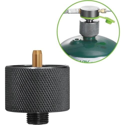 Camping Stove Adapter Outdoor Propane Gas Tank Adapter Conversion Head Gas Burner Camping Stove Accessories