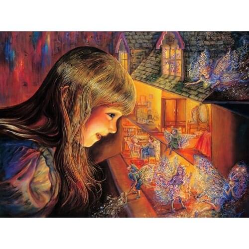 5D DIY Diamond Painting Gorgeous Fantasy Fairy Rhinestones Full Square/Round Diamond Embroidery Mosaic Handmade Gift JX455