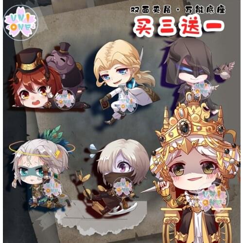 Game Anime Identity V Eli Clark Sculptor Postman Acrylic Keychain Bags Pendant Stand Model Plate Keyring Toy Xmas Gift