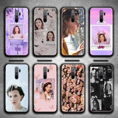 Stranger Things Millie Bobby Phone Case for Redmi 9A 8A 7 6 6A Note 9 8 8T Pro Max Redmi 9 K20 K30 Pro