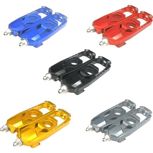 CNC Aluminum Chain Adjusters Tensioner Catena Rear Axle Spindle For YAMAHA MT-09 MT 09 MT09 FZ09 FZ-09 2013-2016 2014 2015 13-16