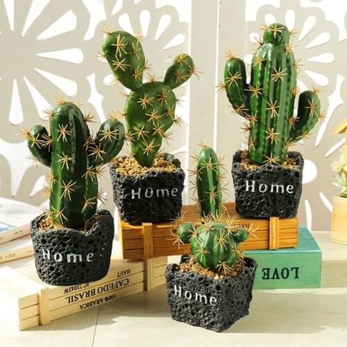 Artificial Cactus Plants with Pot Artificial Plants Succulent Plant Potted Plant for Room Decor Fake Plants Bonsai Home Decor