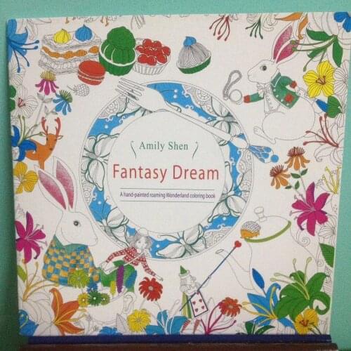 24 Pages Fantasy dream Secret Garden Series Antistress Coloring Book For Children Adults Graffiti Painting Drawing Art Book