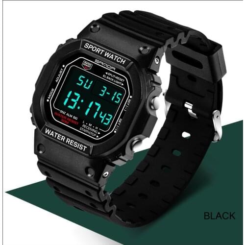 Top Brand Men Watch Waterproof LED Digital Sport Watch Outdoor Silicone Strap Minitary Multifunction Mens Watches With Backlight