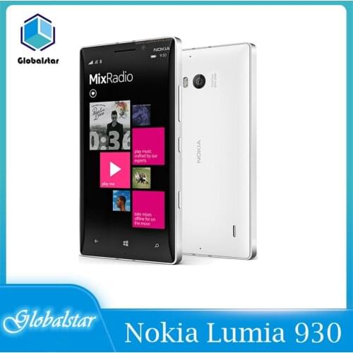 Original Nokia Lumia 930 Unlocked 2GB RAM 32GB ROM 20.0MP Camera Quad Core LTE NFC Windows Mobile OS Support WiFi Phone