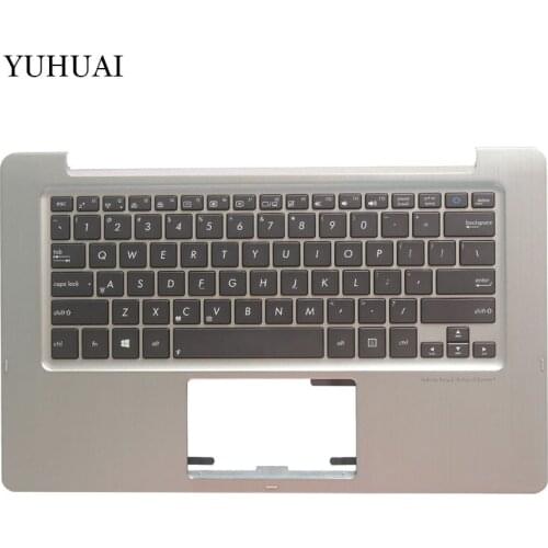 NEW US Laptop Keyboard for ASUS TX300 TX300CA English Backlit keyboard with silver palmrest upper cover