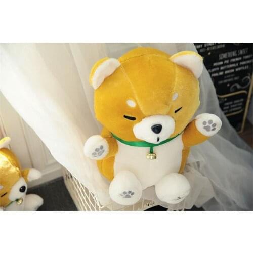 New style cartoon Shiba Inu fat dog plush toy about 30cm soft doll kids toy Christmas gift b1606