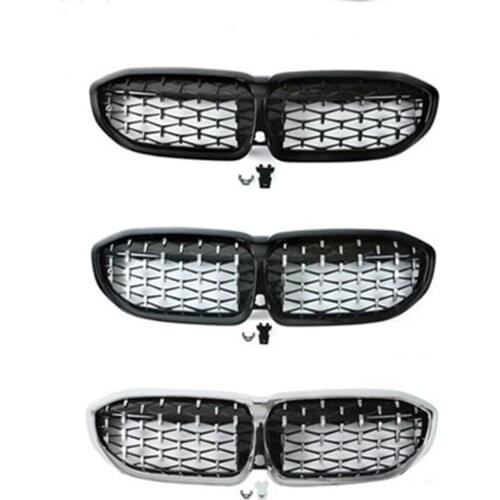 Front Bumper Grill Center Grille Bar Middle Grille For BMW G20 G21 2019-2020 ABS plastic Mantianxing