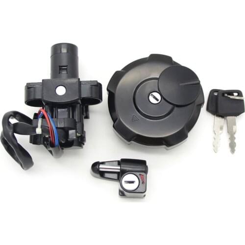 Motorcycle Ignition Switch Seat Lock Key Fuel Cap Suit For Honda XR650 XR650L 1993 1994 1995 - 2018 35010-MY6-L40 35010-MY6-680