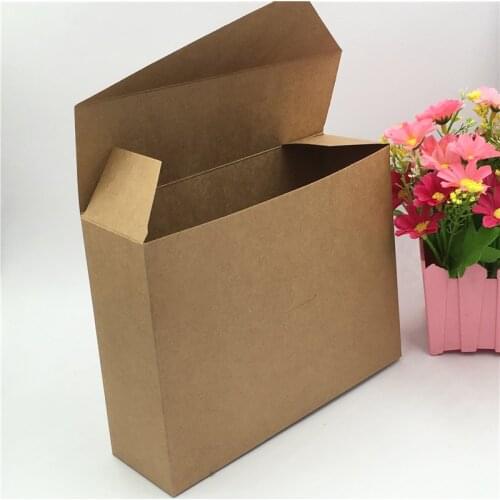 30PCS/Lot Brown Kraft Gift big Nevelope Blank Box Packaging Paper Boxes For scarf/Jewelry/towel/Craft/Candy/Book/toys/CD