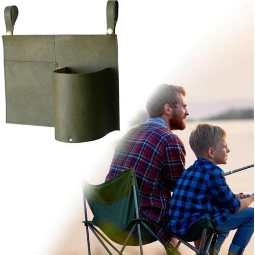 Dust-proof Chair Side Bag Large Capacity Fade-less Outdoor Chair Hanging Storage Organizer Outdoor Fishing Supplies
