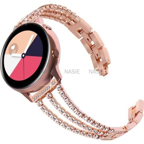 Correa Metal Strap for Samsung Galaxy Watch 4 44 40mm/Classic 46mm 42mm Women Stainless Steel Bracelet for Active 2 40mm 44mm