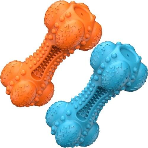 Rubber Dog Chew Toys Dog Toothbrush Teeth Cleaning Kong Dog Toy Pet Toothbrushes Brushing Stick Pet Supplies Puppy Popular Toys