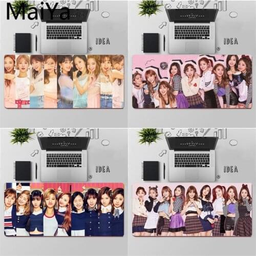 Maiya Top Quality TWICE KPOP Rubber PC Computer Gaming mousepad Free Shipping Large Mouse Pad Keyboards Mat