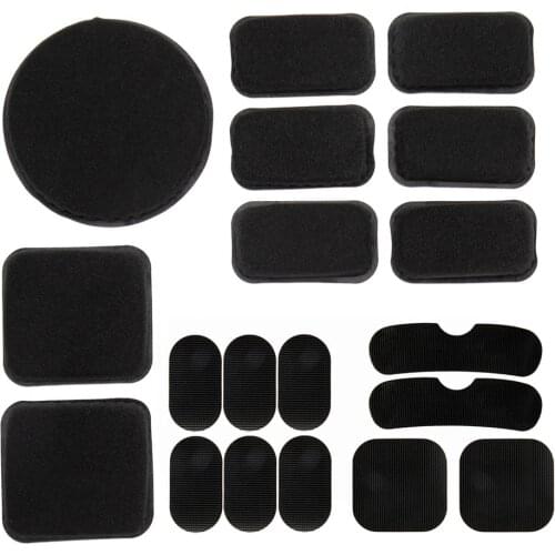 Memory Foam Universal Airsoft Helmet Pads 19PCS/Set Motorcycle Padding Kit Bicycle Bike Accessories Mats for Fast Mich CS ACH