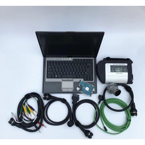 2021.6 Best quality MB STAR C4 with X-ENTRY software 360GB SSD with D630 Laptop hdd MB SD Connect Compact 4 Diagnostic Tool