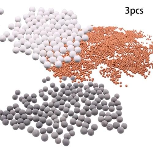 3 Bags SPA Filtration Shower Head Negative Ion Mineral Balls Shower Filter Shower Ball Bathroom Accessories