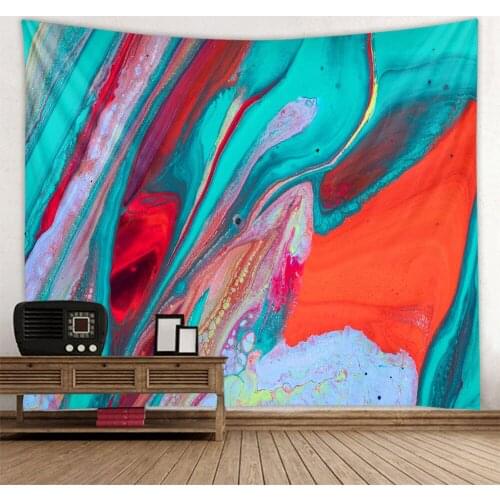 Abstract color splash ink printed tapestry background decoration cloth factory direct sales can be customized size
