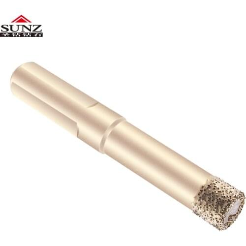 Diamond Dry drill vacuum brazing core hole saw granite tile glass bit
