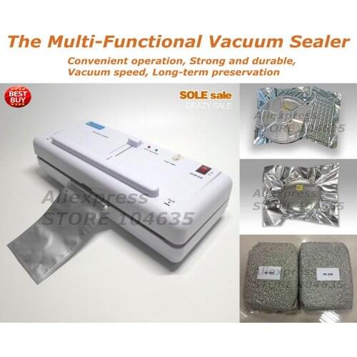 Free DHL/FEDEX/EMS Shipping! 220V/110V SINBO DZ-280 Household Vacuum plastic bag sealer machine for food fruit vegetable