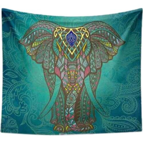 Home textile polyester bedding elephant tapestry wall hangings carpet carpets Home decoration for bedroom living room Yoga mat