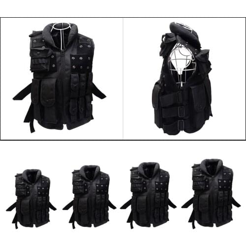 Breathable Tactical Vest CS War Jungle Game Waistcoat Suspensions Detachable Molle Pouches Bag